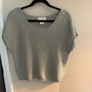 Jessica Simpson safe Scoop Neck Knit Sweater Top